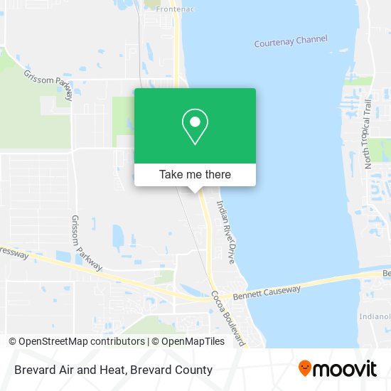 Mapa de Brevard Air and Heat