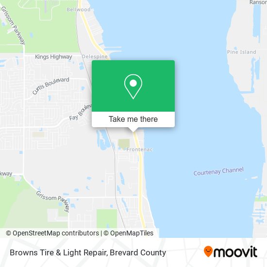 Mapa de Browns Tire & Light Repair