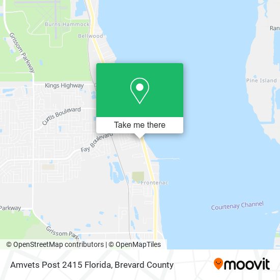 Amvets Post 2415 Florida map