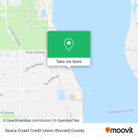 Mapa de Space Coast Credit Union