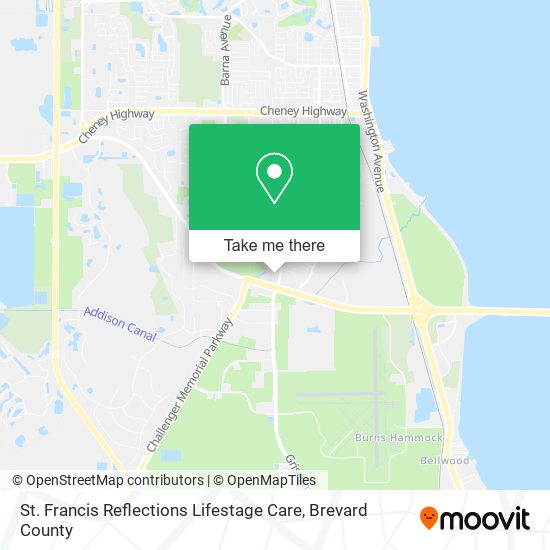 St. Francis Reflections Lifestage Care map