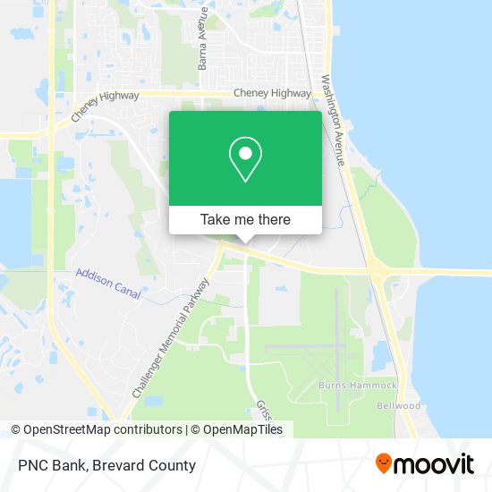 PNC Bank map