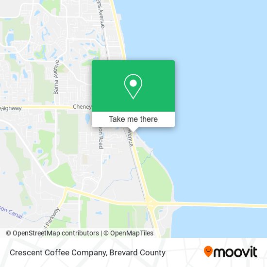 Crescent Coffee Company map