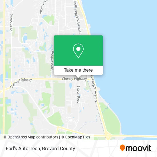 Earl's Auto Tech map