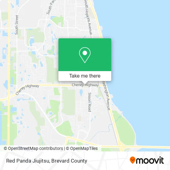 Red Panda Jiujitsu map