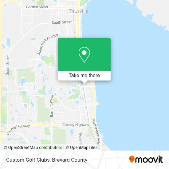 Custom Golf Clubs map