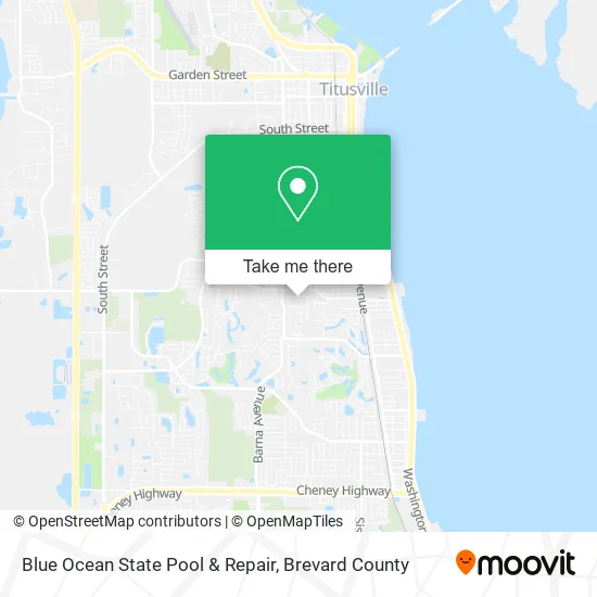 Blue Ocean State Pool & Repair map