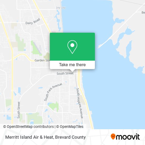 Merritt Island Air & Heat map