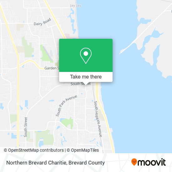 Northern Brevard Charitie map