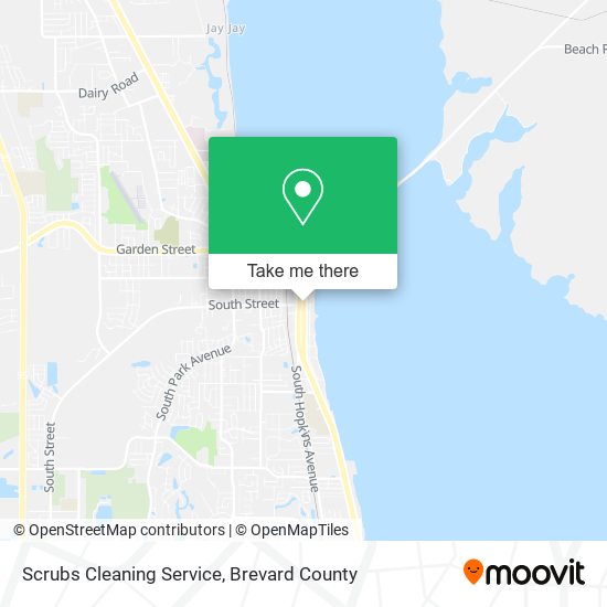 Mapa de Scrubs Cleaning Service