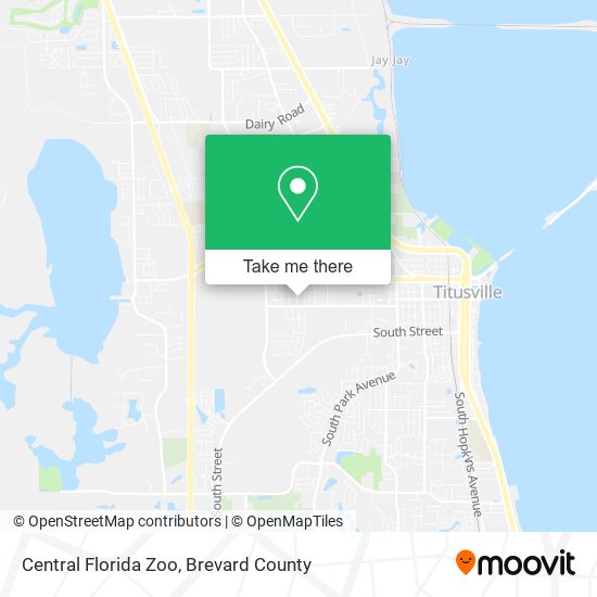 Central Florida Zoo map