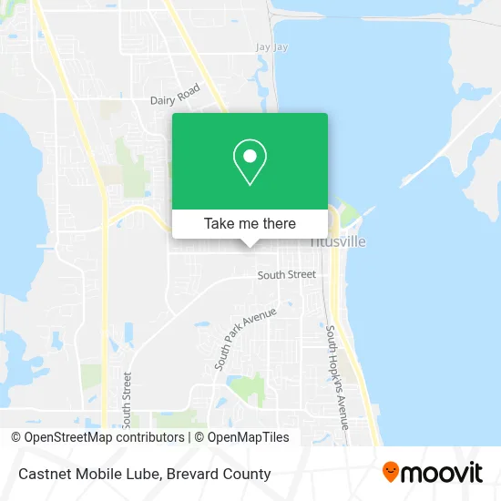 Castnet Mobile Lube map