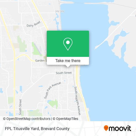 FPL Titusville Yard map