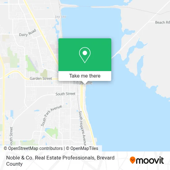 Noble & Co. Real Estate Professionals map