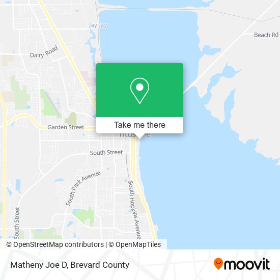 Matheny Joe D map