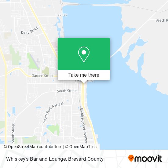 Mapa de Whiskey's Bar and Lounge