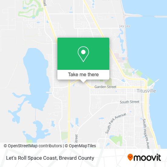 Mapa de Let's Roll Space Coast