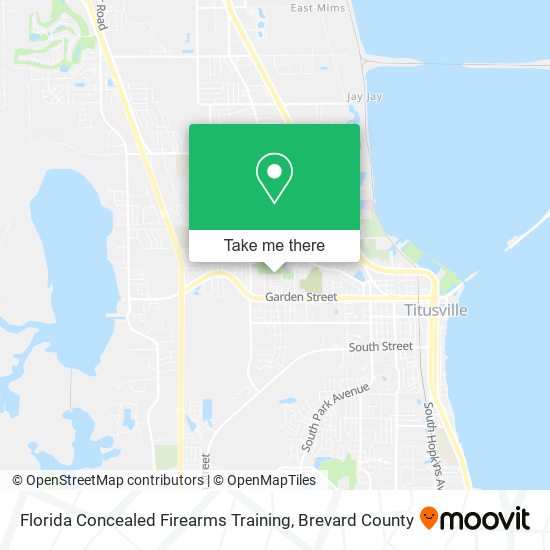 Mapa de Florida Concealed Firearms Training