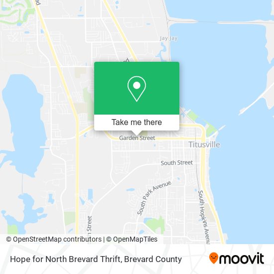 Mapa de Hope for North Brevard Thrift