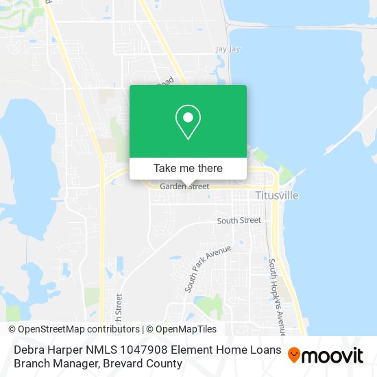 Mapa de Debra Harper NMLS 1047908 Element Home Loans Branch Manager