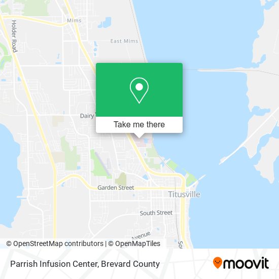 Mapa de Parrish Infusion Center