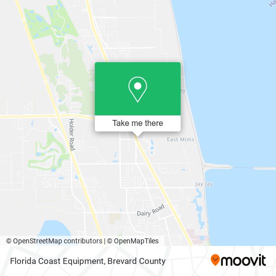 Mapa de Florida Coast Equipment