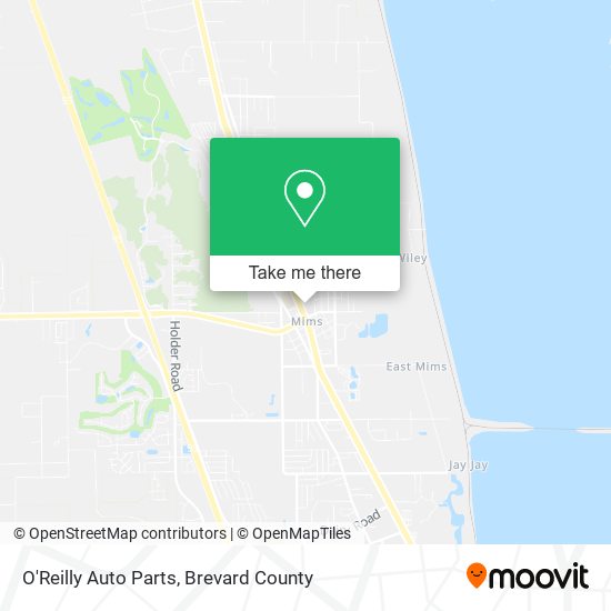 O'Reilly Auto Parts map