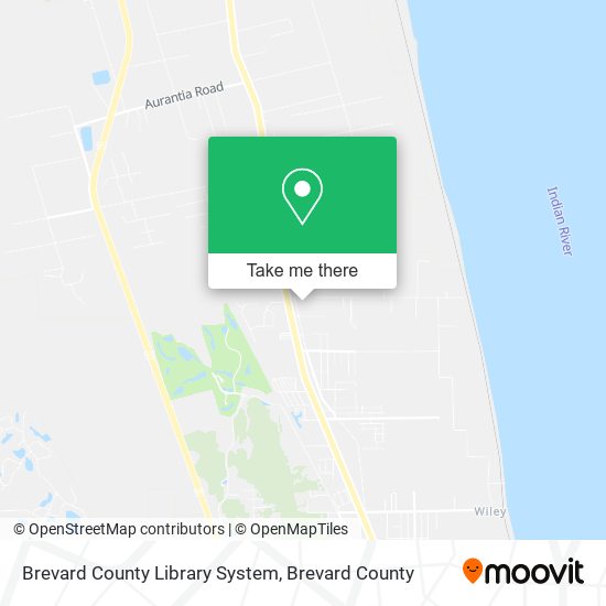 Brevard County Library System map