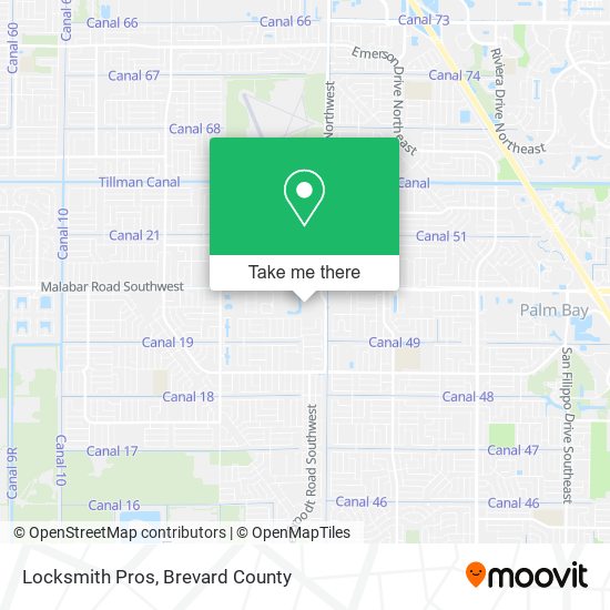 Locksmith Pros map