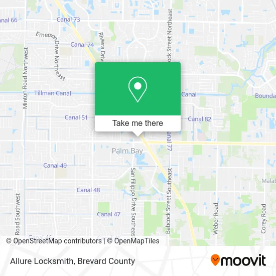 Allure Locksmith map