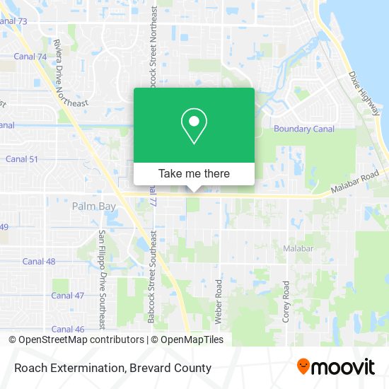 Roach Extermination map