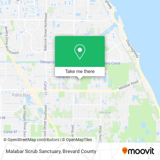 Mapa de Malabar Scrub Sanctuary