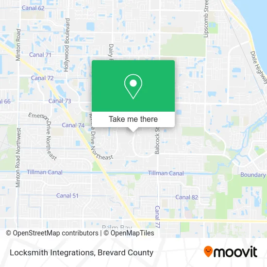 Locksmith Integrations map