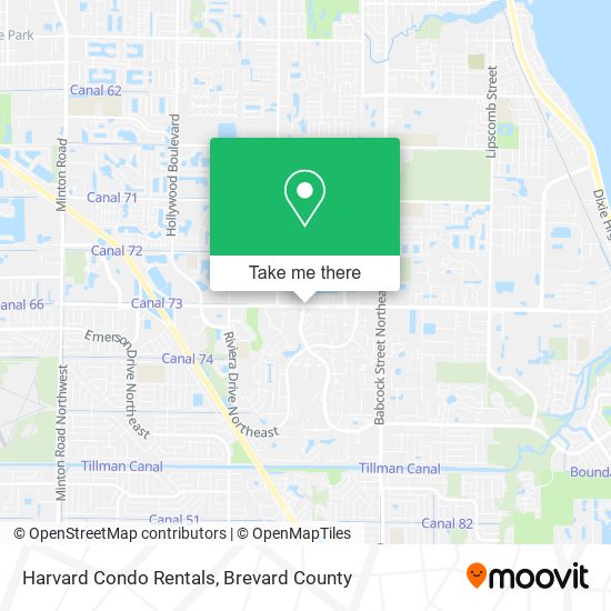 Harvard Condo Rentals map