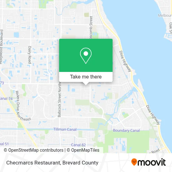 Checmarcs Restaurant map