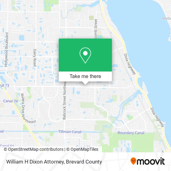 Mapa de William H Dixon Attorney