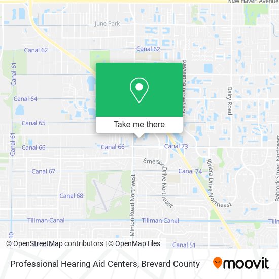 Professional Hearing Aid Centers map