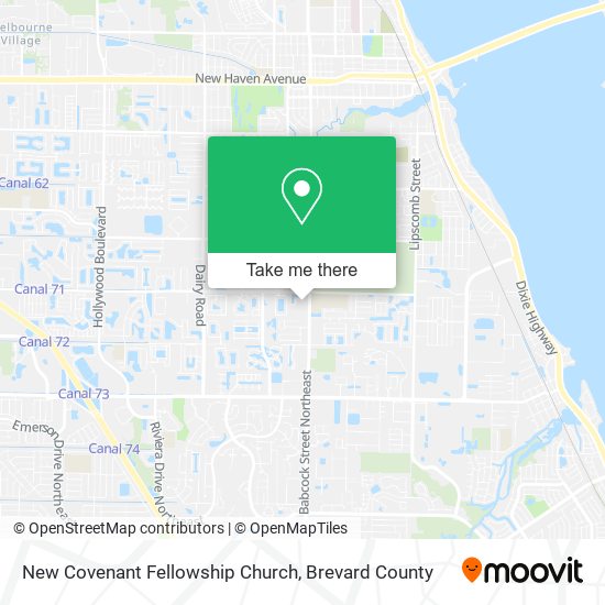 Mapa de New Covenant Fellowship Church