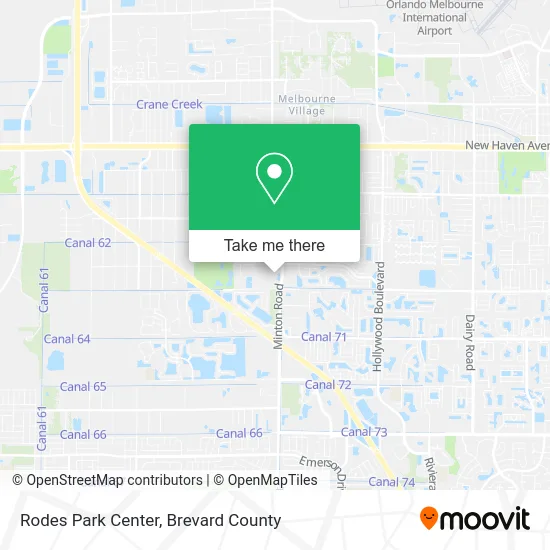 Rodes Park Center map