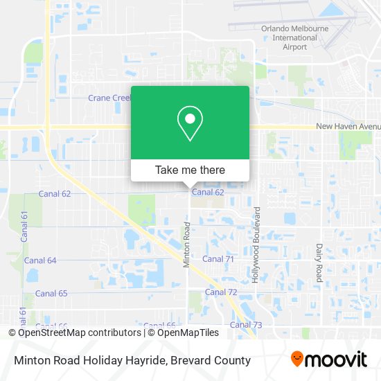 Mapa de Minton Road Holiday Hayride