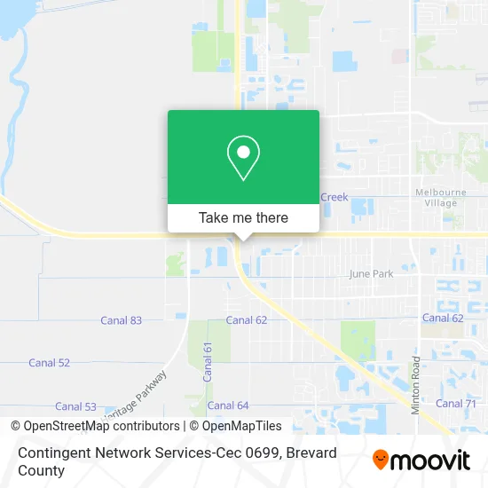Contingent Network Services-Cec 0699 map