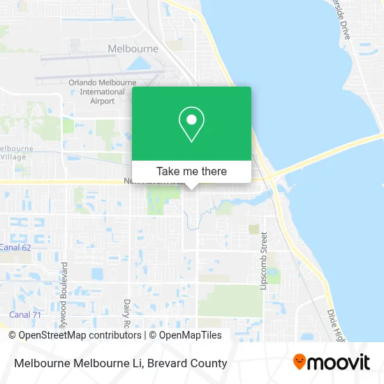 Melbourne Melbourne Li map