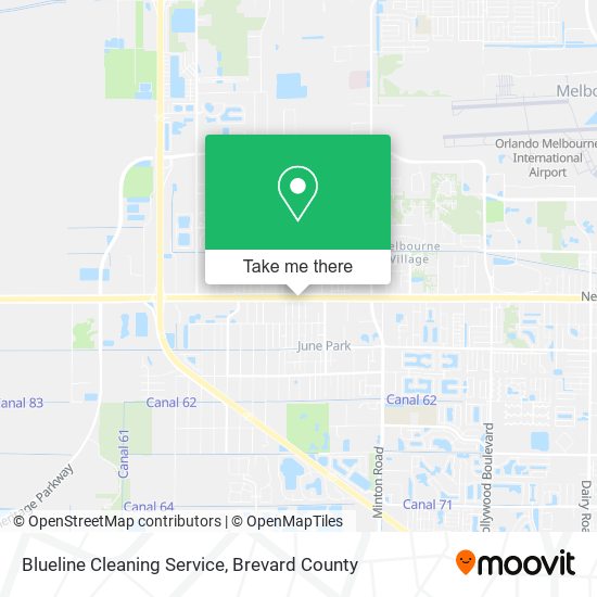 Mapa de Blueline Cleaning Service