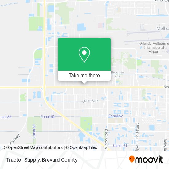 Mapa de Tractor Supply