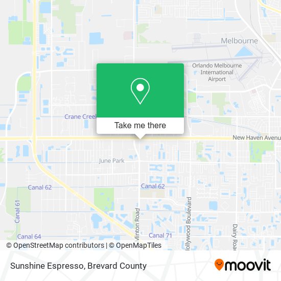 Sunshine Espresso map