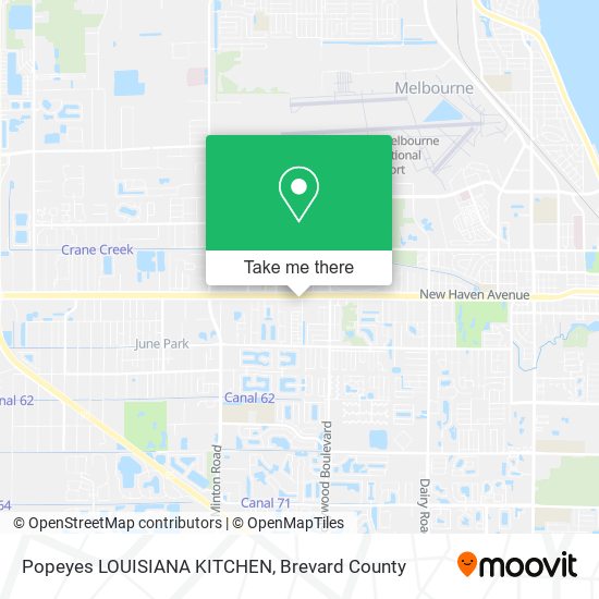 Popeyes LOUISIANA KITCHEN map