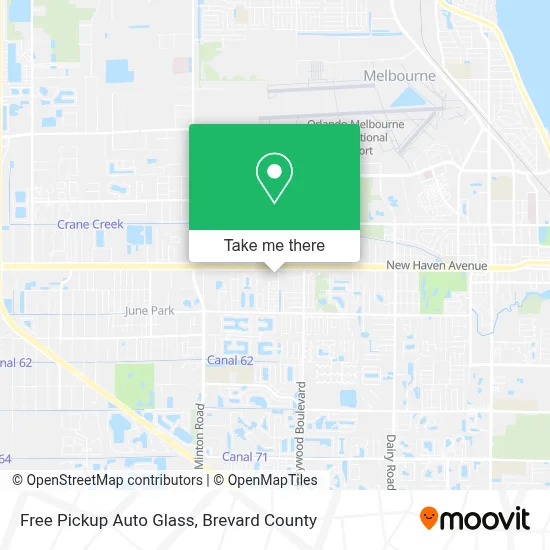 Free Pickup Auto Glass map