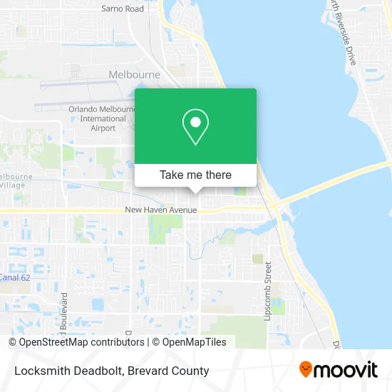 Locksmith Deadbolt map