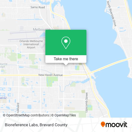 Mapa de Bioreference Labs