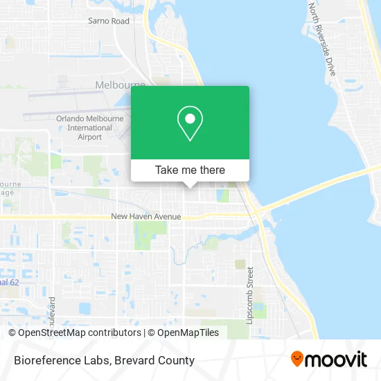 Mapa de Bioreference Labs